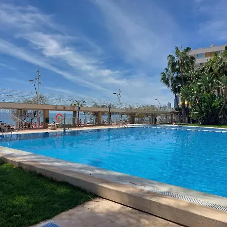 Piso En Primera Linea De Playa En Urbanizacion El Olivar Benidorm Exterior photo
